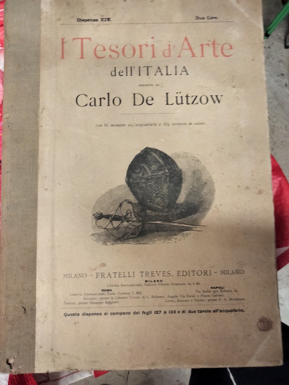 I Tesori d'Arte dell'Italia. | Immagine principale