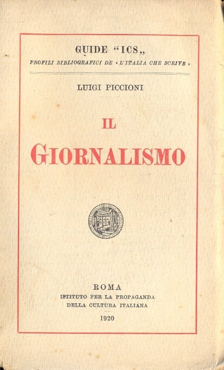 Il giornalismo.