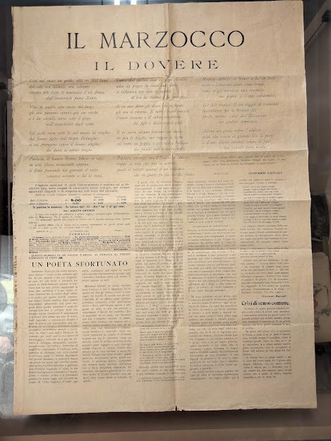 Il Marzocco. Periodico settimanale.Poesia Il DOVERE di GIOVANNI PASCOLI.
