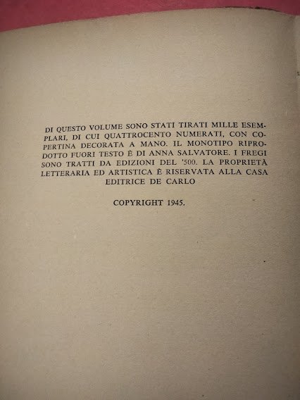 Il peccato veniale. I libri proibiti, n. 8.