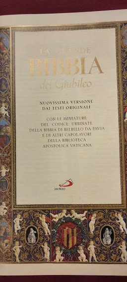 La grande bibbia del Giubileo +registro