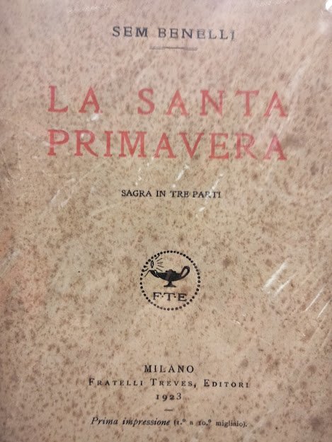 La santa primavera. Sagra in tre parti.