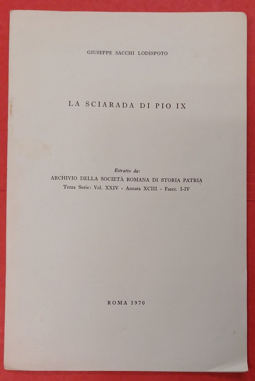La Sciarada di Pio IX | Immagine principale