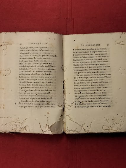 Le Georgiche in versi italiani del marchese Prospero Manara.