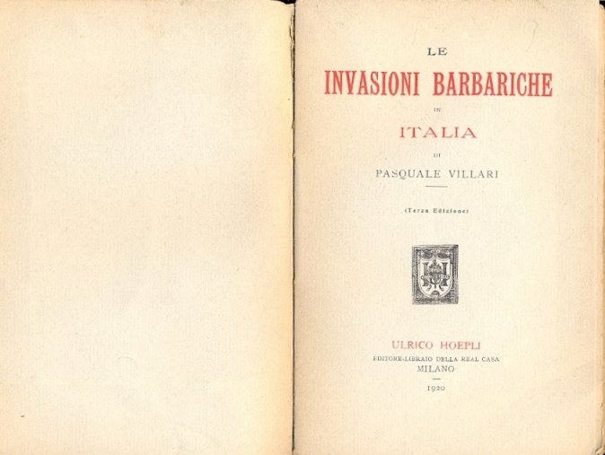 Le invasioni barbariche in Italia.