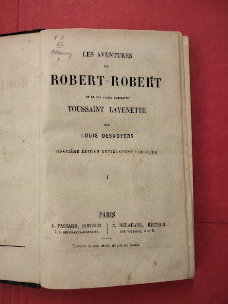 Les aventures de Robert - Robert et de son fidele …