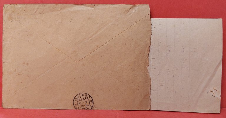 Lettera di dichiarazione riguardo Medaglie mancanti