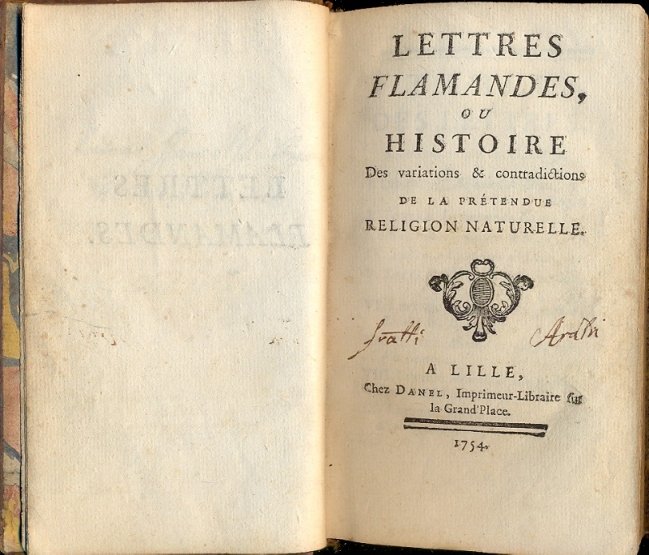 Lettres Flamandes ou histoire des variations e contradictions de la …