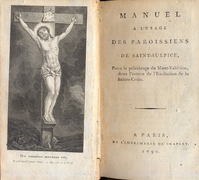 Manuel a l'usage des paroissiens de saint Sulpice, pour le …