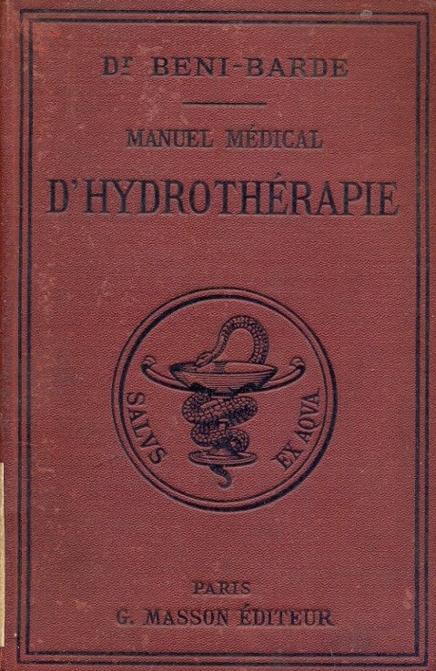 Manuel medical d'hydrothérapie.