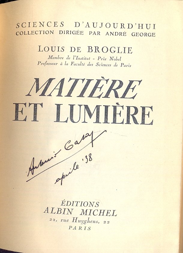 Matiere et lumiere. | Immagine principale