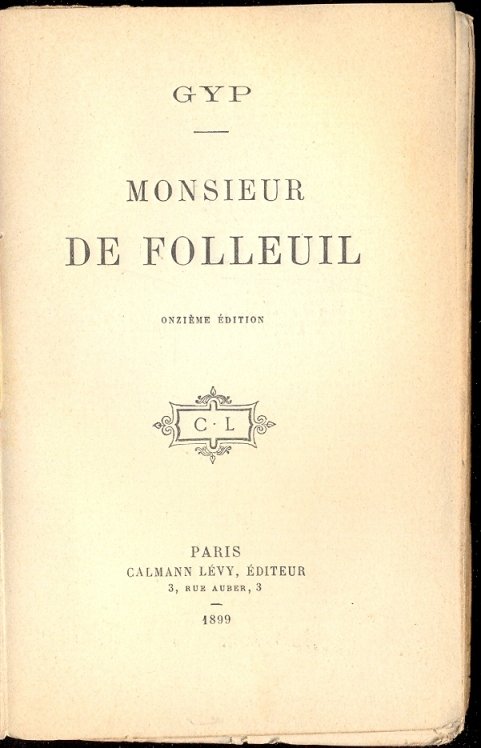 Monsieur de folleuil.