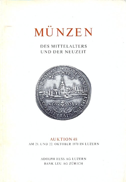 Munzen des mittelalters und der neuzeit: Grossere Serien Schweiz, Belgien, …