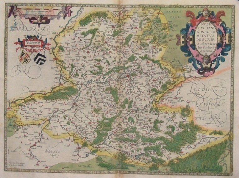 Nobilis Hannoniae comitatus descrip. Auctore Iacobo Surhonio Montano.