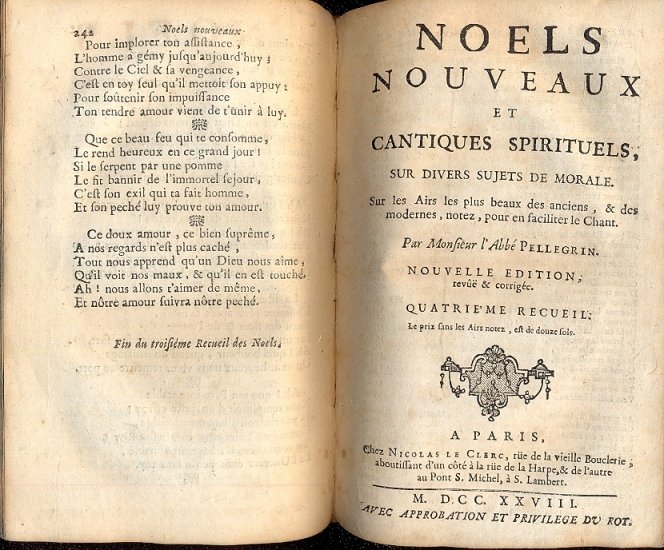 Noels nouveaux sur les chants des noels anciens, notez pour …