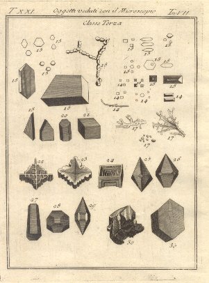 Oggetti veduti con il microscopio, tav. VII. Tratta dal Dizionario …