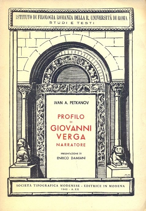 Profilo di Giovanni Verga narratore. Presentazione di Damiani (Istituto di …