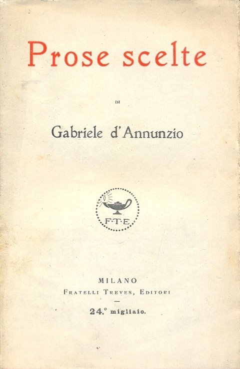Prose scelte.