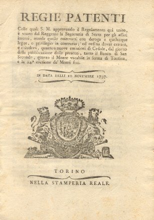 Regie Patenti riguardo la cessazione e la chiusura delle nuove …