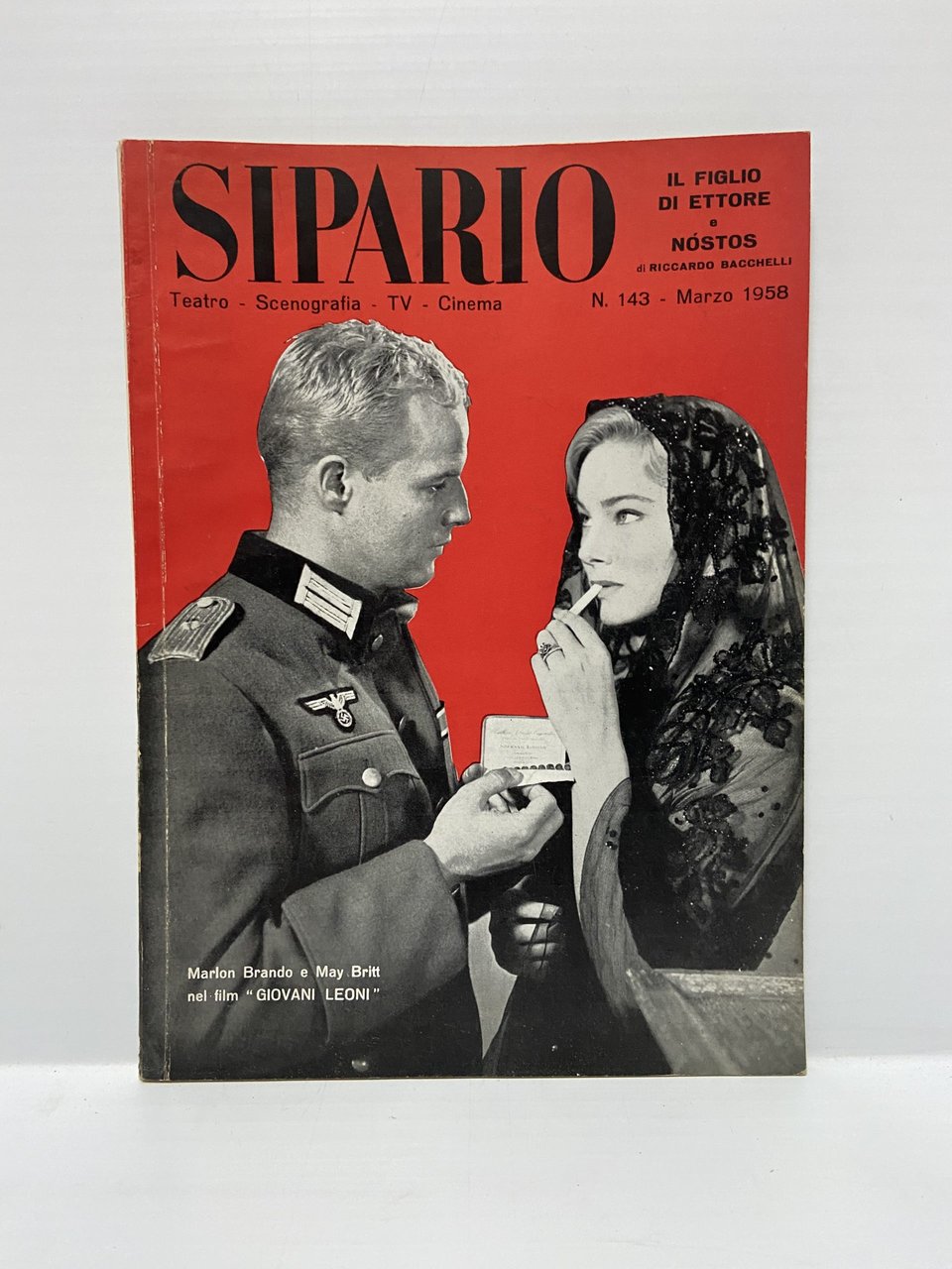 Rivista Sipario 143 marzo 1958 Marlon Brando e May Britt …