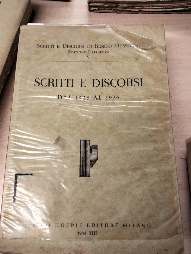 Scritti e discorsi di Benito Mussolini , Edizione definitiva. | Immagine principale