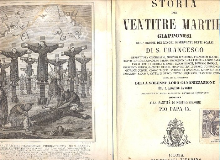 Storia dei Ventitre Martiri Giapponesi dell'ordine dei Minori Osservanti detti …