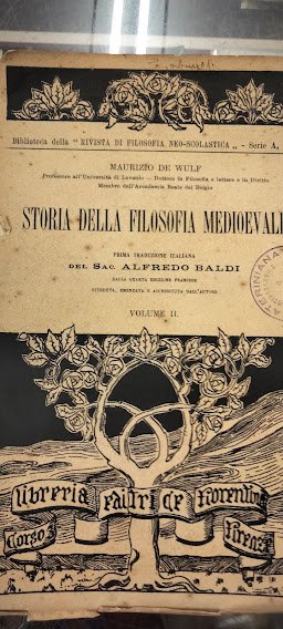 Storia della filosofia medioevale. Traduzione di Alfredo Baldi.