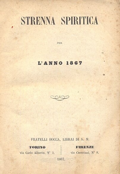 Strenna spiritica per l'anno 1867.