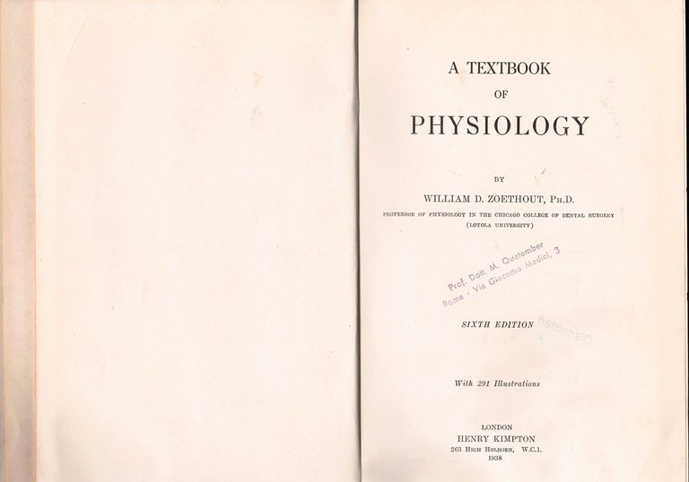 Textbook of physiology