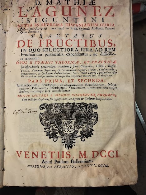 Tractatus de Fructibus, in quo selectiora jura ad rem fructariam … | Immagine Gallery 4