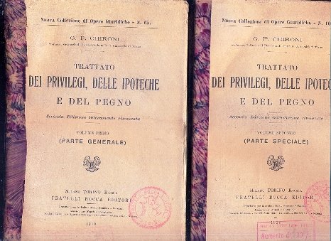 Trattato dei privilegi delle ipoteche e del pegno (Nuova Collezione …