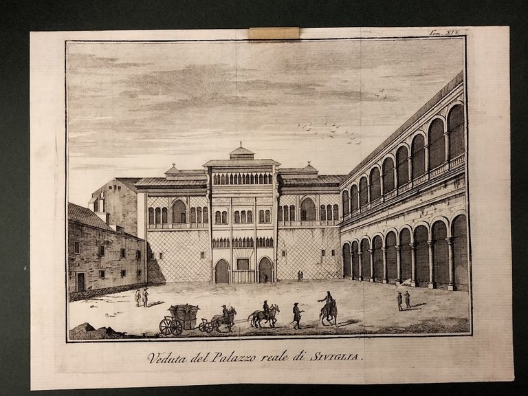VEDUTA DEL PALAZZO REALE DI SIVIGLIA .Lo stato presente di …