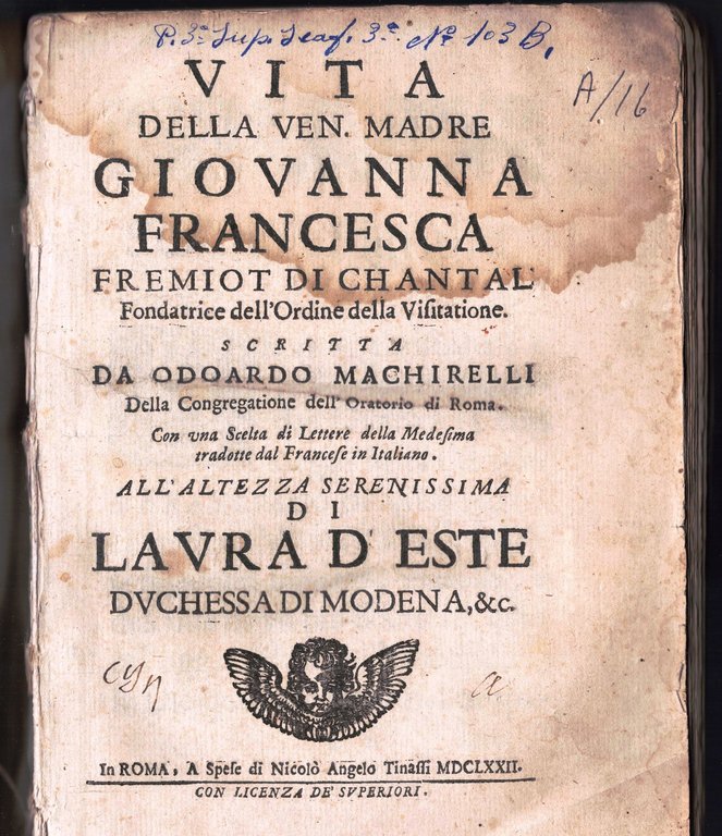 Vita della Ven. Madre Giovanna Francesca Fremiot di Chantal fondatrice …