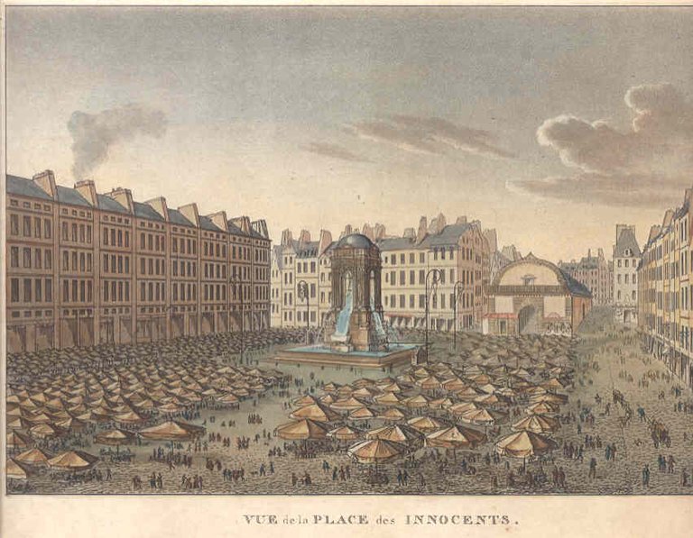 Vue de la Place des Innocents.