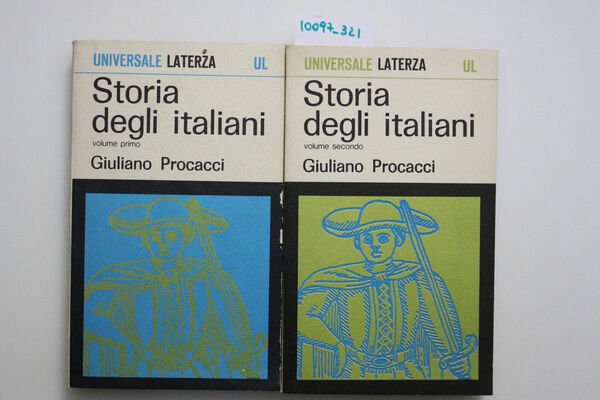 Storia degli italiani vol I e II