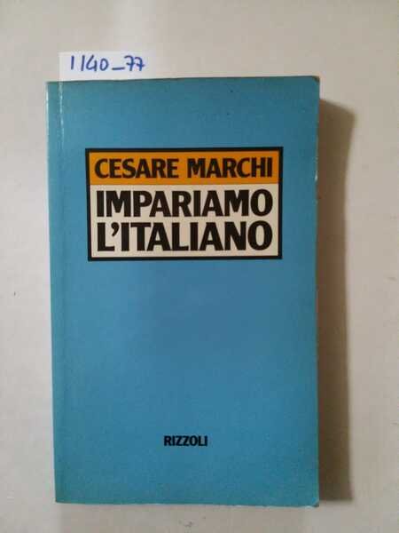 Impariamo l'italiano