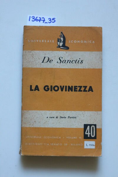 La giovinezza. Frammnento autobiografico