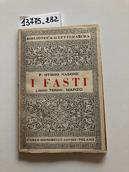 I fasti. Libro terzo: maggio