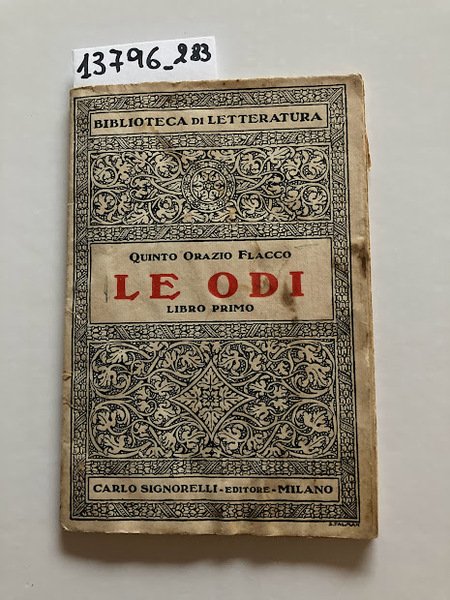 Le odi. Libro primo