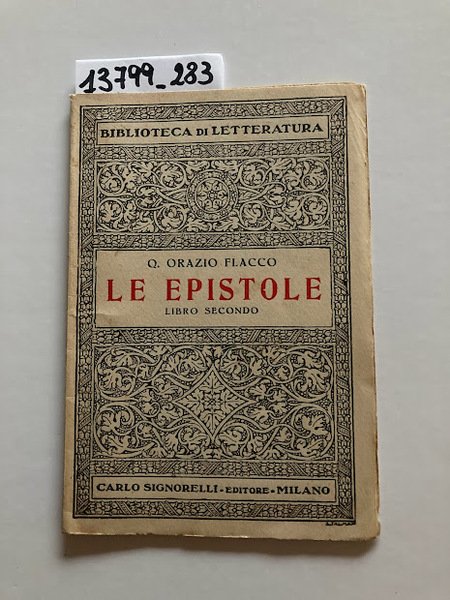 Le epistole. Libro secondo