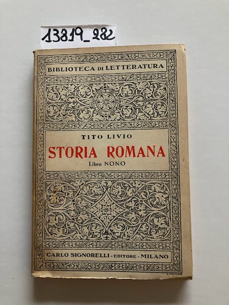 Storia romana. Libro nono