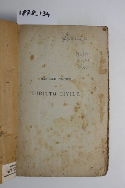 Manuale pratico di Diritto Civile