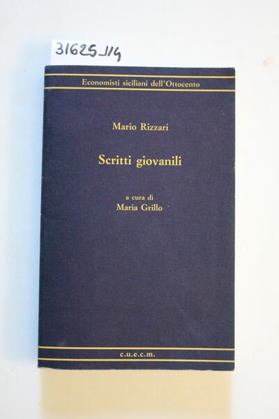 Scritti giovanili