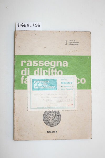 Rassegna di diritto farmaceutico