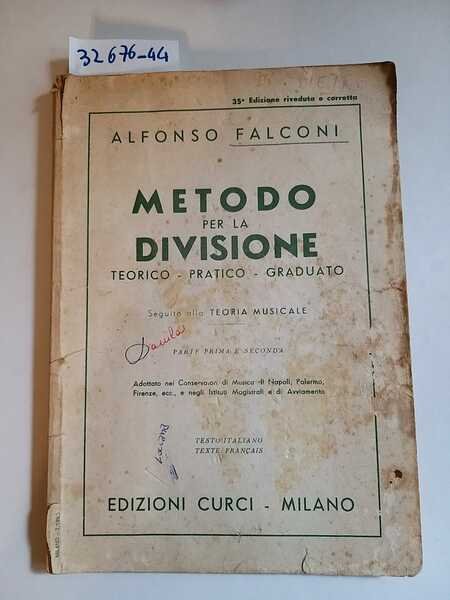 Metodo per la divisione - Teorico-Pratico-Graduato