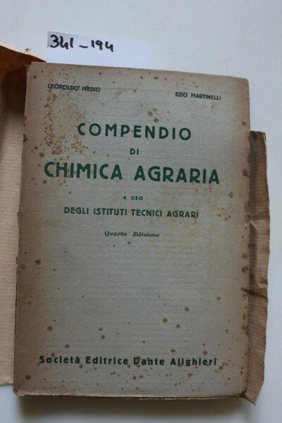 Compendio di chimica agraria