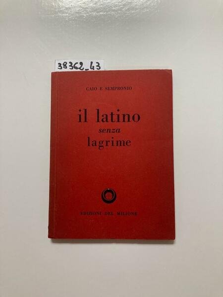 Il latino senza lagrime