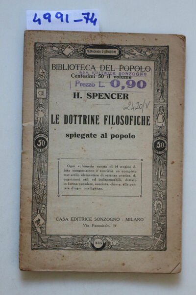 Le dottrine filosofiche spiegate al popolo