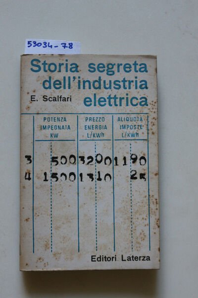 Storia segreta dell'industria elettrica