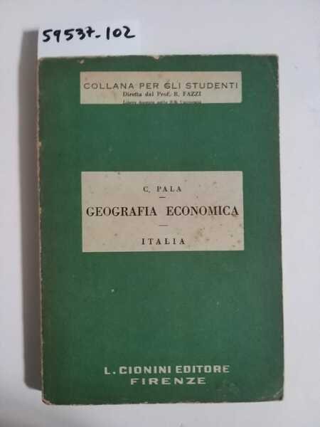 Geografia Economica - Italia